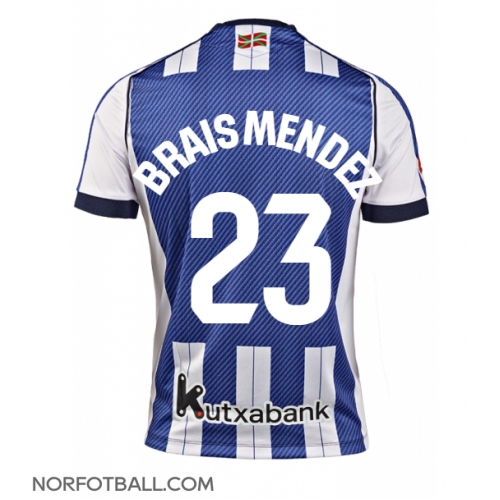 Billige Fotballdrakt Real Sociedad Brais Mendez #23 Replika Hjemmedrakt 2025-26 Kortermet Billige Fotballdrakt Real Sociedad Brais Mendez #23 Replika Hjemmedrakt 2025-26 Kortermet